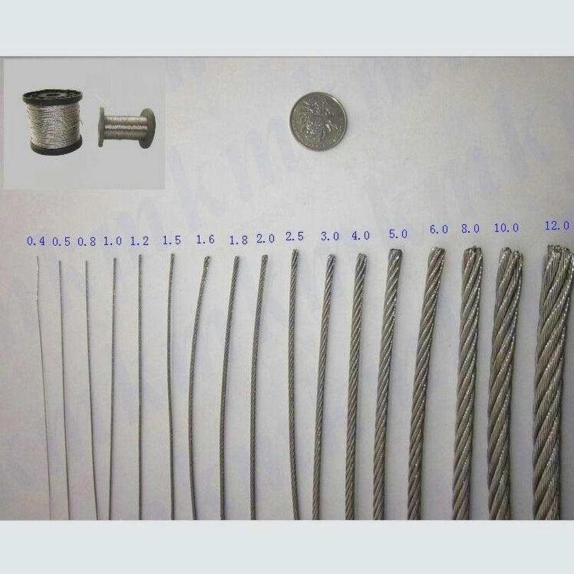 Stainless Wire Ss316 - HQ HW02 SS316 marine grade roestvrij