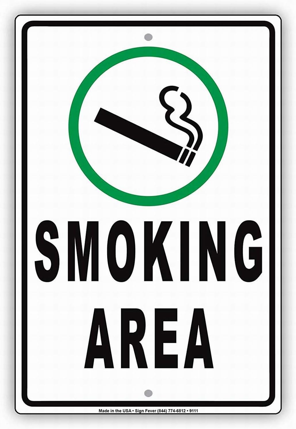 Vaping Store - Veiligheidsbord: Roken en vegen toegestaan in