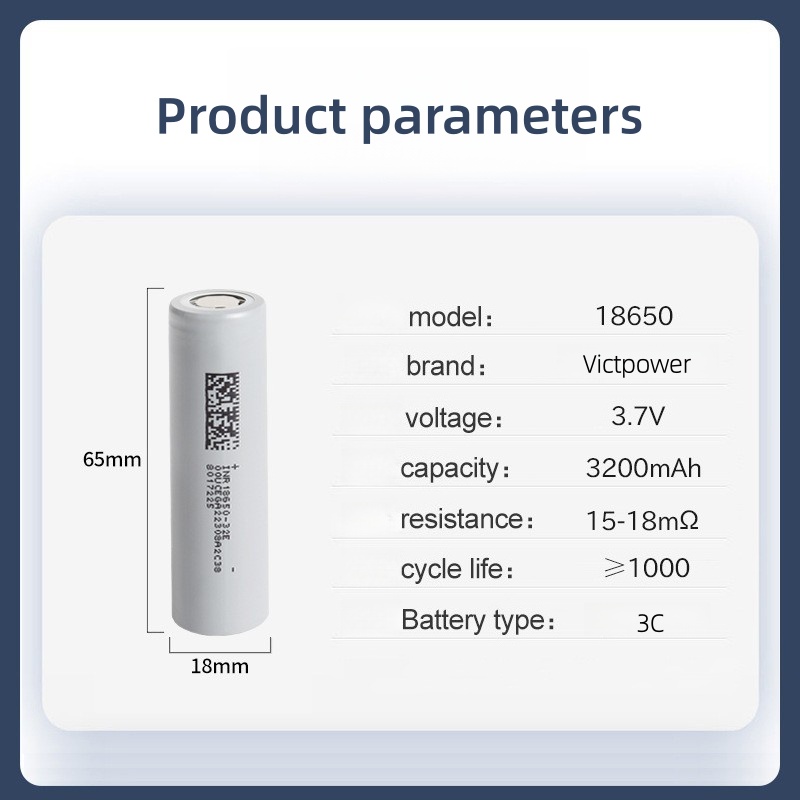 Vape Battery 18650 - Victpower 10-pack 3500 mAh 18650 Li-ion