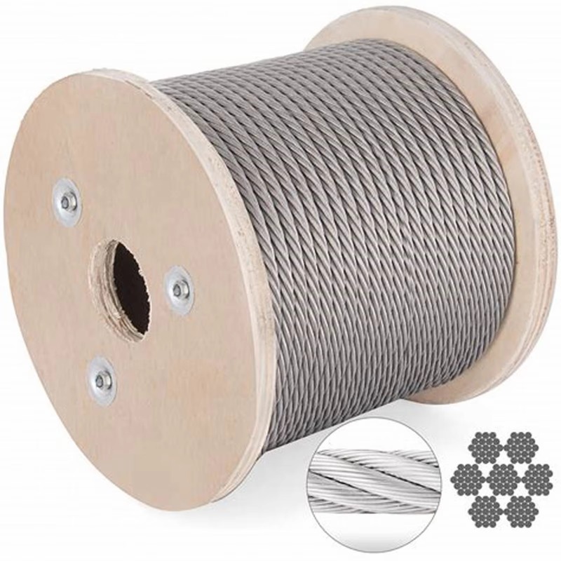 Stainless Wire Ss316 - Draadkabel 7X19 Diameter 3,18 mm 3,2