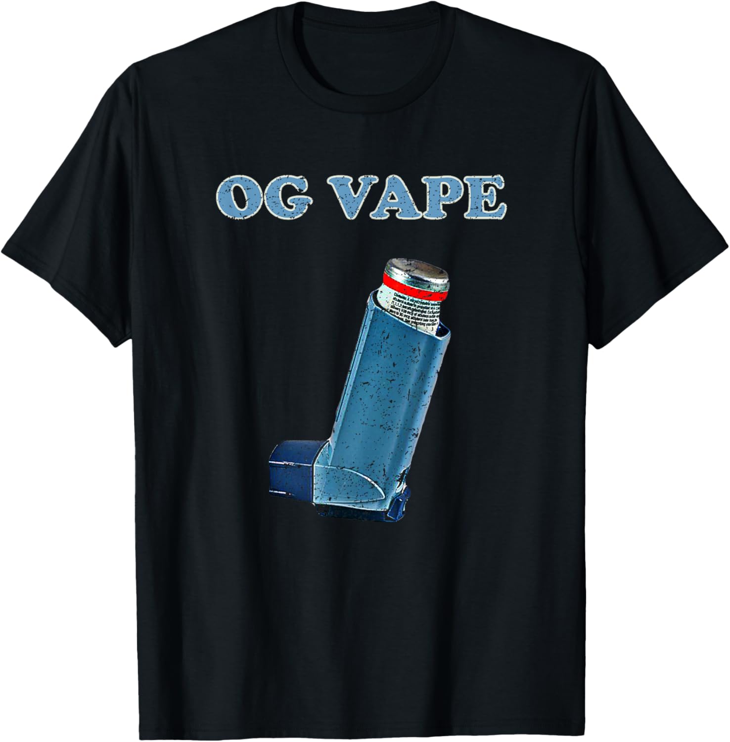 Vaping Shop - OG Vape Astma Inhalator Grafisch T-shirt