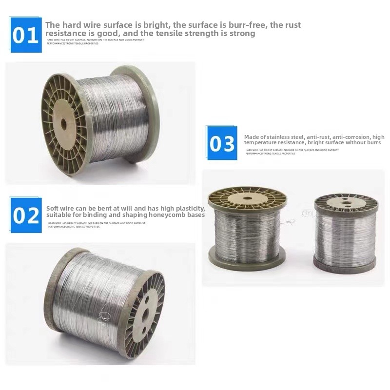 Stainless Wire Ss316 - 100 m/partij 0.1mm 0.2mm 0.3mm 0.4mm