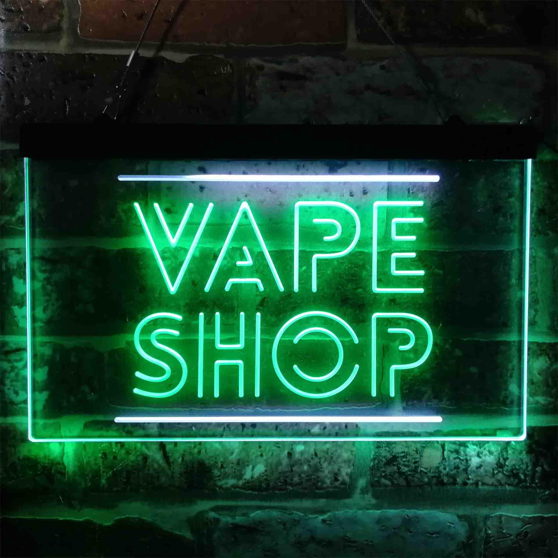 VAPE SHOP Dual Color Led Neon  - Vaping Shop recensie en prijs