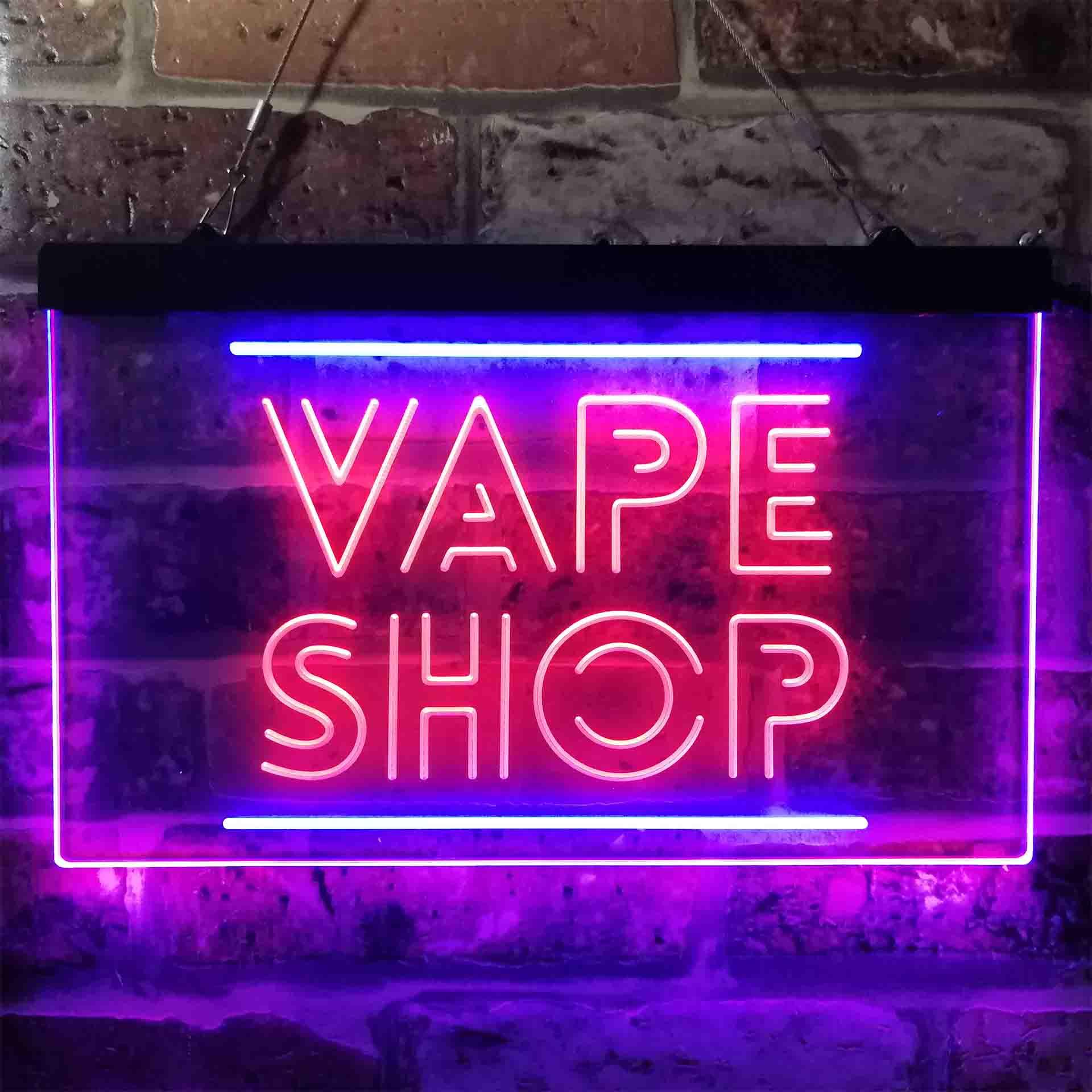 VAPE SHOP Dual Color Led Neon  - Vaping Shop recensie en prijs