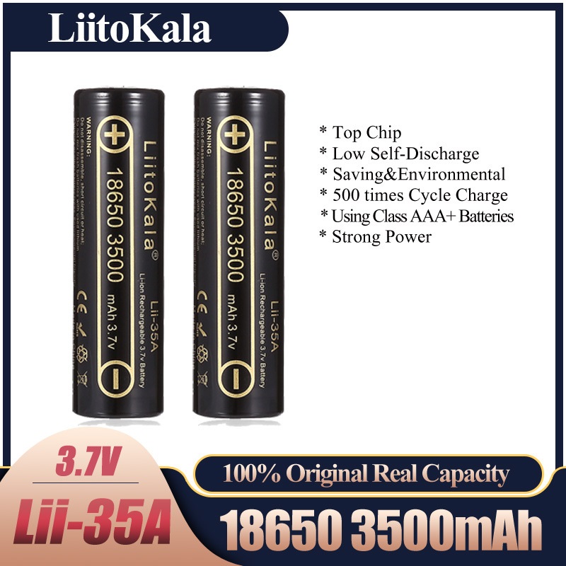 2-10 stuks LiitoKala Lii-35A 1 - Vape Battery 18650 recensie en prijs