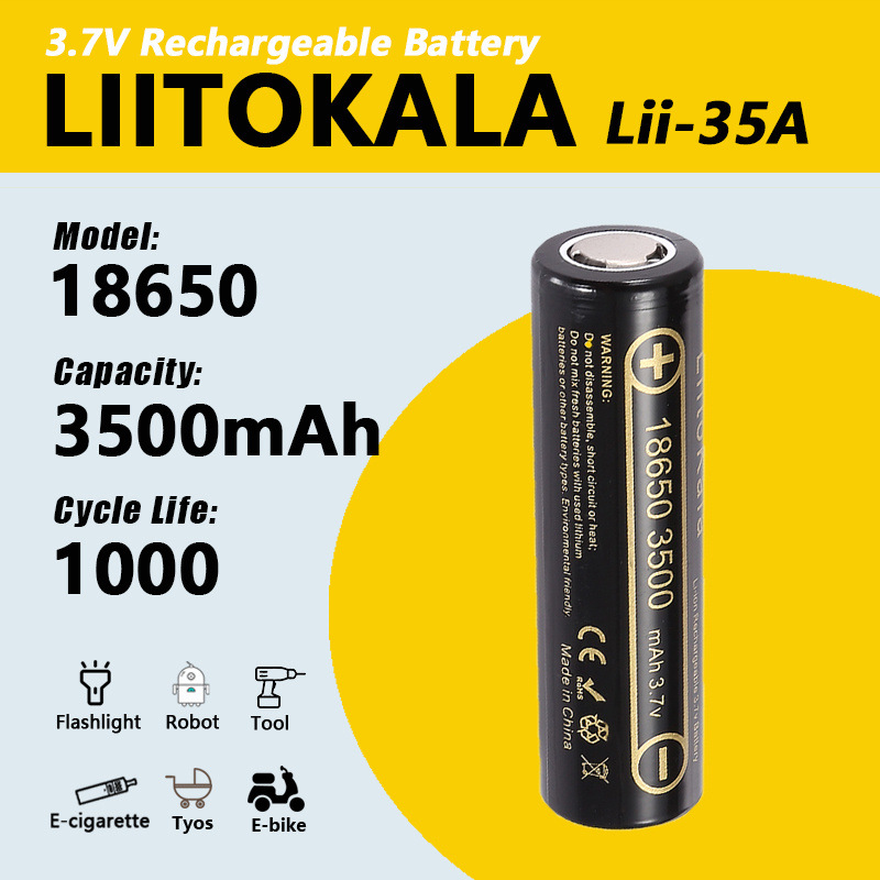 2-10 stuks LiitoKala Lii-35A 1 - Vape Battery 18650 recensie en prijs