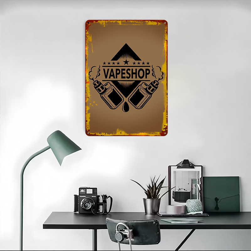 Vape Shop Logo Blik Posters Aa - Vaping Shop recensie en prijs