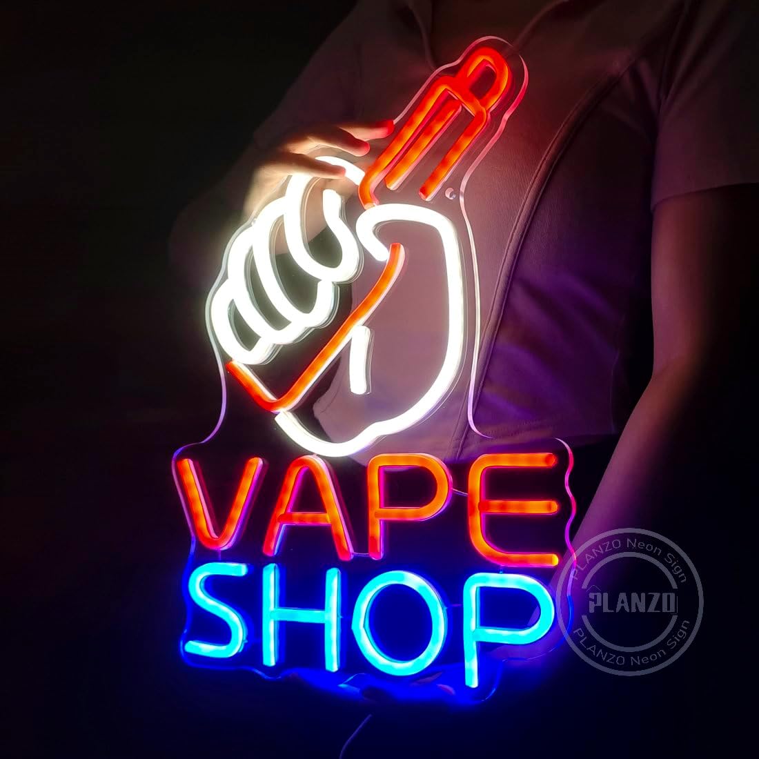 Vape Winkel Neon Bord Voor Roo - Vaping Store recensie en prijs