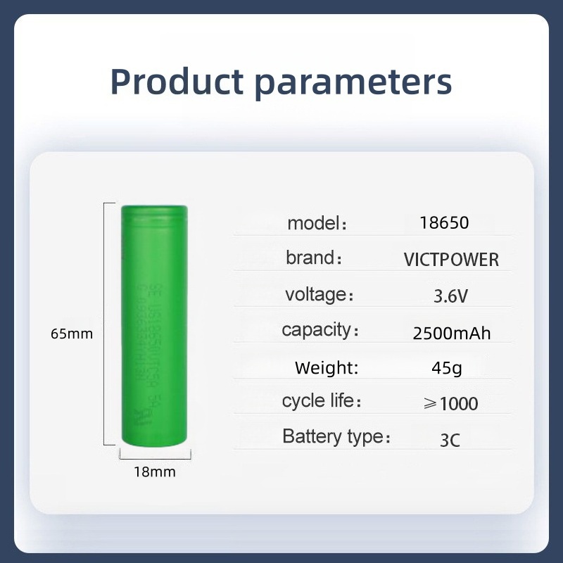 Victpower Echte 18650 batterij - Vape Battery 18650 recensie en prijs