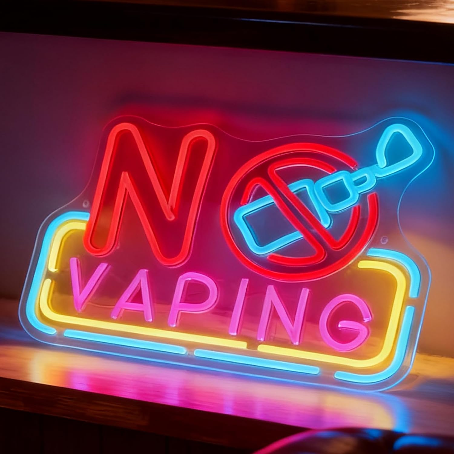 Geen Vaping LED Neonbord USB-a - Vaping Shop recensie en prijs