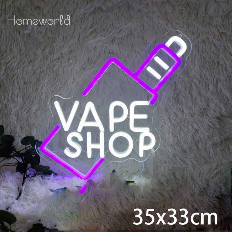 VAPE Shop Neon Sign voor Smoke - Vaping Store recensie en prijs