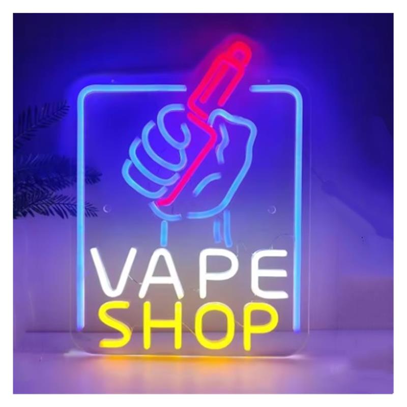 Vape Shop Neonbord Handvormig  - Vaping Store recensie en prijs