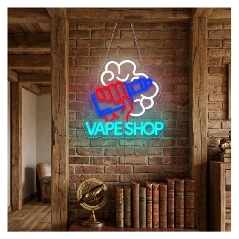 Vape Shop Neonbord Hand met Va - Vaping Store recensie en prijs